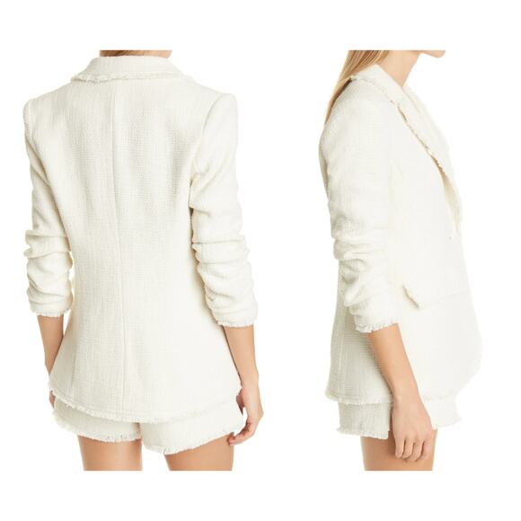 Cinq à Sept Khloe Bouclé Blazer Size 8 - Picture 6 of 14